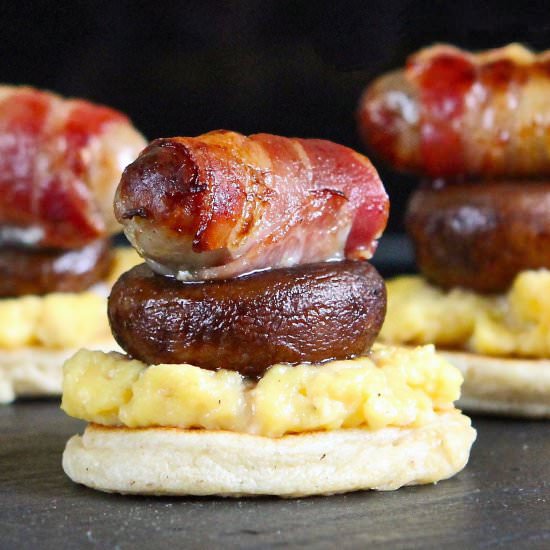 The Full English Breakfast Blinis - Recipe photo by glutenfreealchemist