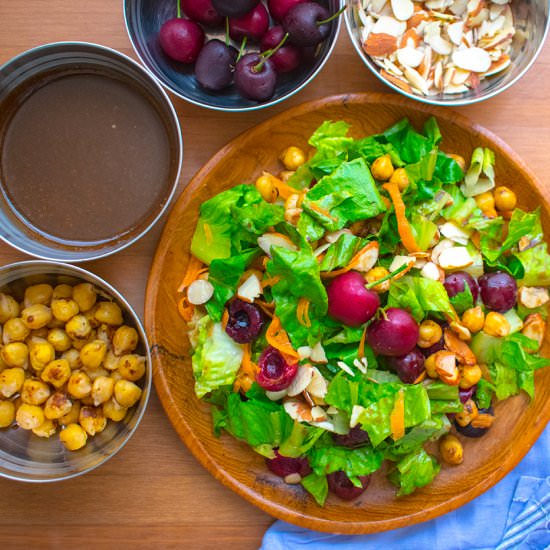 Cherry Chickpea Salad - Recipe photo by mghthakkar