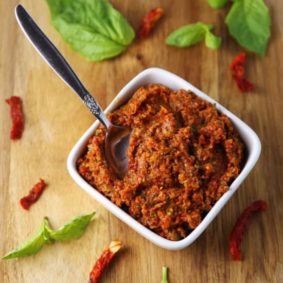 Sun-Dried Tomato Pesto - Recipe photo by Tastefulventure