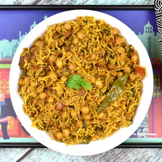Vegan Chickpeas Biryani - Recipe photo by Spice Cravings