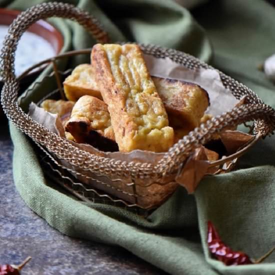 GF Vegan Chickpea Flour Sticks - Recipe photo by shelovesbiscotti