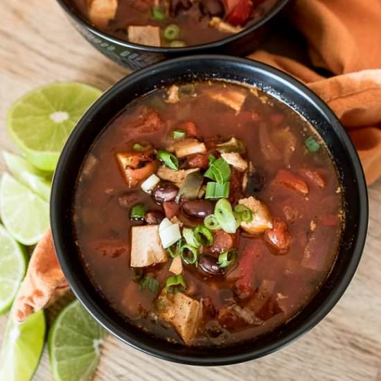 Spicy Turkey Enchilada Soup - Recipe photo by infinebalance