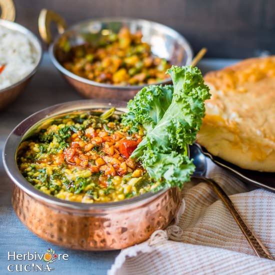 Kale Dal - Recipe photo by Herbivore Cucina