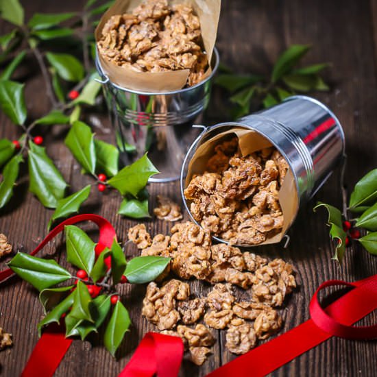Spiced Candied Walnuts - Recipe photo by whatshouldimakefor
