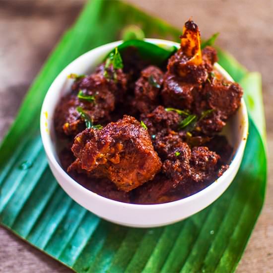Mutton Ghee Roast - Recipe photo by Debjanir Rannaghar