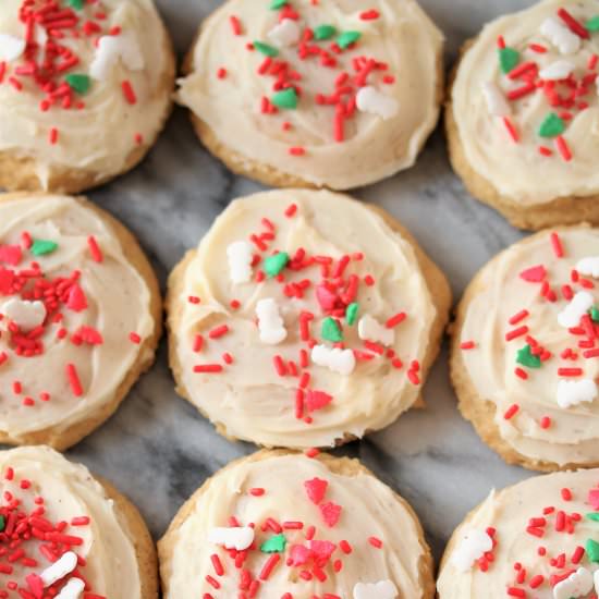 Soft Frosted Eggnog Cookies - Recipe photo by tms1