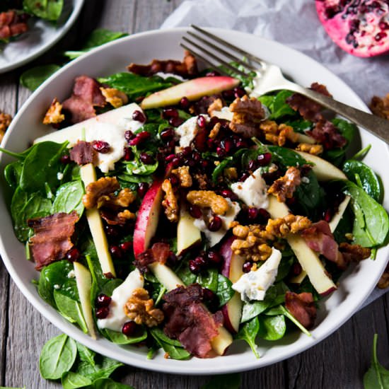 A Winter Salad - Recipe photo by Inside the rustic kitchen