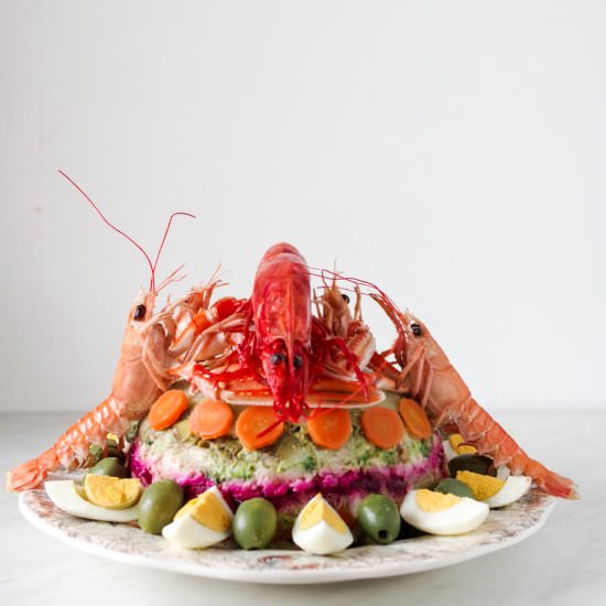 Cappon Magro Seafood Salad - Recipe photo by asmallkitcheningenoa