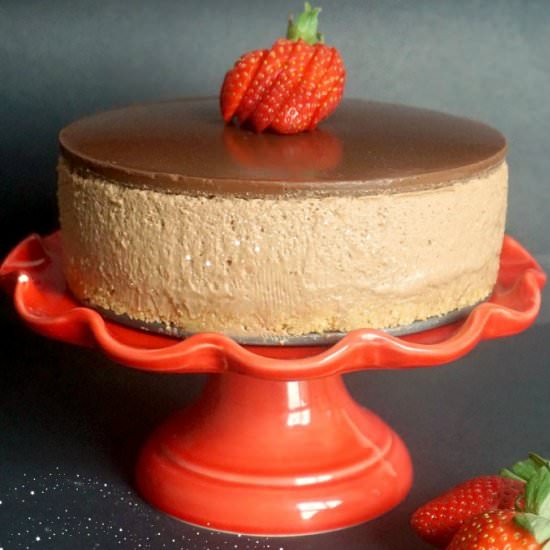 Nutella Cheesecake - Recipe photo by mygorgeousrecipes