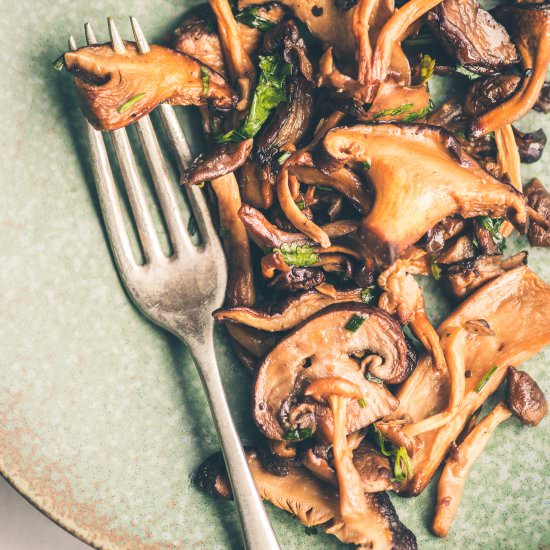 Roasted Mushrooms In Yuzu Marinade - Recipe photo by UrbanKitchenAffair
