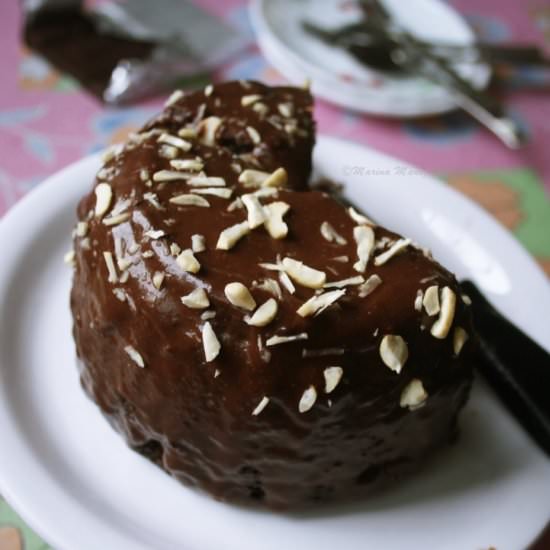 Best Ever Eggless Chocolate Cake - Recipe photo by flavouredgoodness