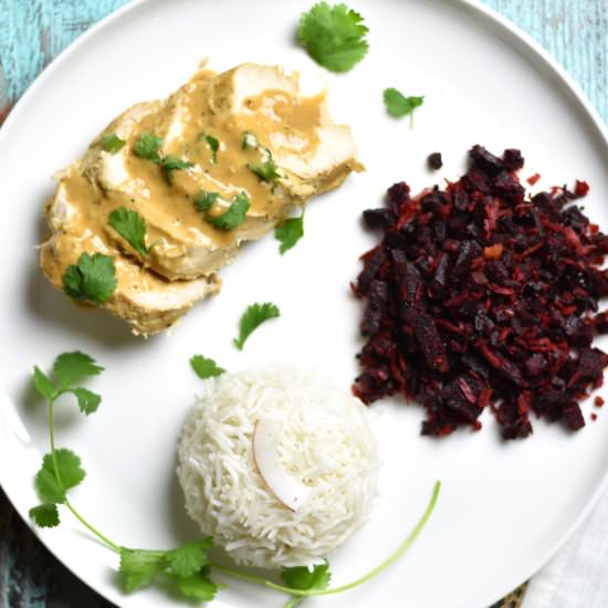 Coconut Lime Chicken & Coconut Rice - Recipe photo by Spice Cravings