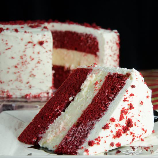 Red Velvet Cheesecake - Recipe photo by TheHousewifeModern