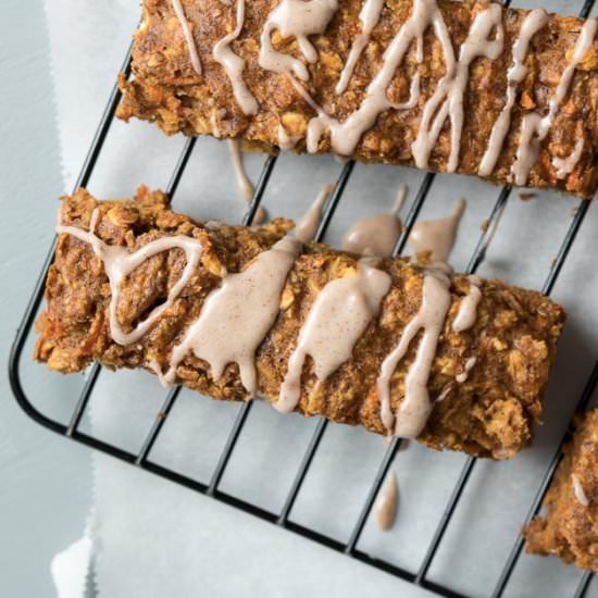 Carrot Cake Breakfast Bars - Recipe photo by infinebalance