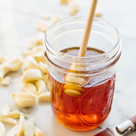 Garlic honey - Recipe photo by ColeyCooks