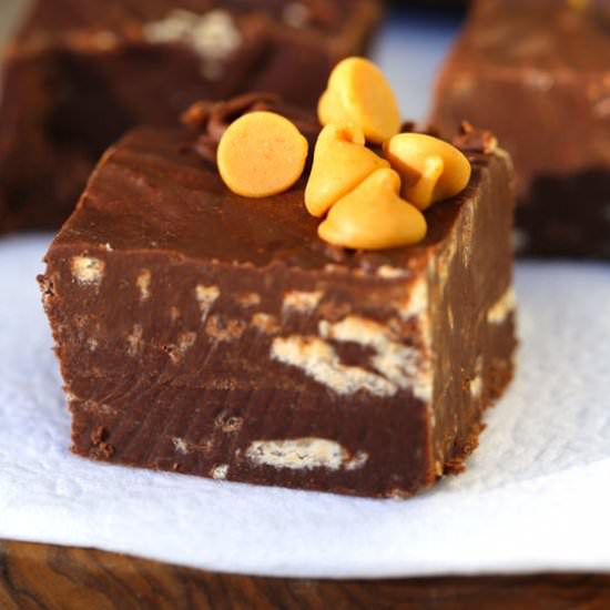 Chocolate Peanut Butter Fudge - Recipe photo by five silver spoons