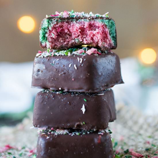 Festive Peppermint Cookies - Recipe photo by Raw Revive