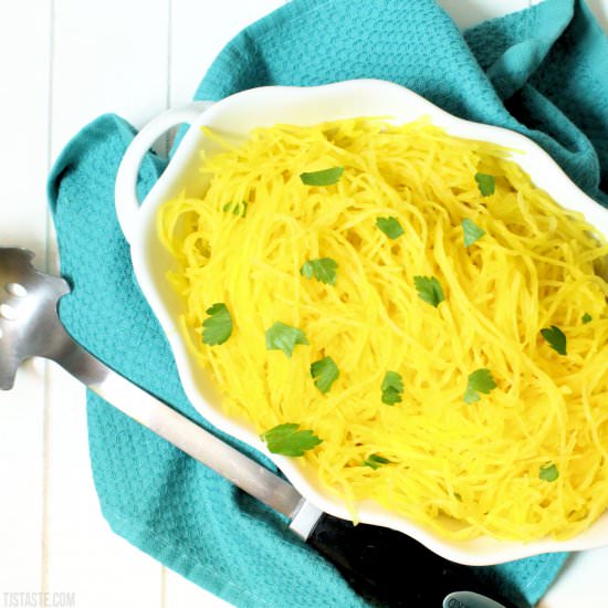 5 Ways to Cook Spaghetti Squash - Recipe photo by TJsTaste