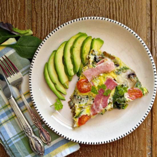 Whole30 Bacon Frittata - Recipe photo by thegardeningcook