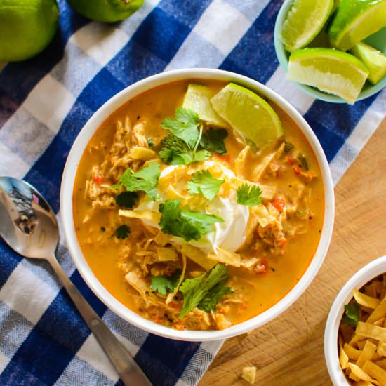 Slow Cooker White Chicken Chili - Recipe photo by thefamilypalate
