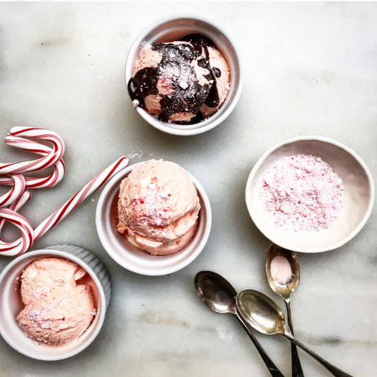 Peppermint Stick Ice Cream - Recipe photo by jessie sheehan bakes
