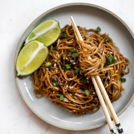 Chili Garlic Noodles - Recipe photo by saltandlavender