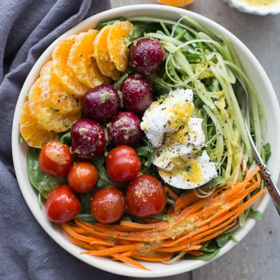 Winter Sunshine Salad - Recipe photo by Crumb Top Baking