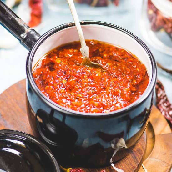 Schezwan Sauce - Recipe photo by Whiskaffair