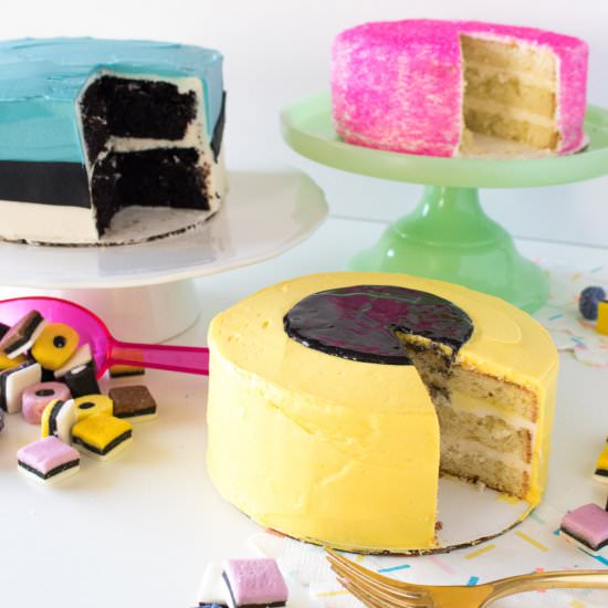 Licorice Allsorts Cakes - Recipe photo by clubcrafted