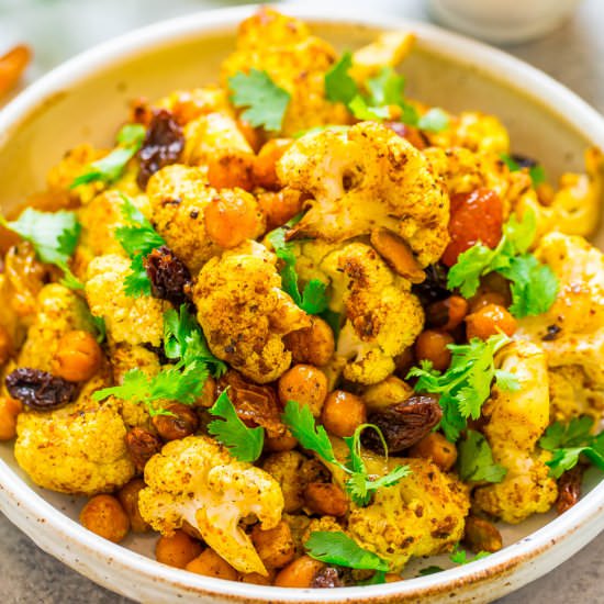 Curried Cauliflower and Chickpeas - Recipe photo by Averie