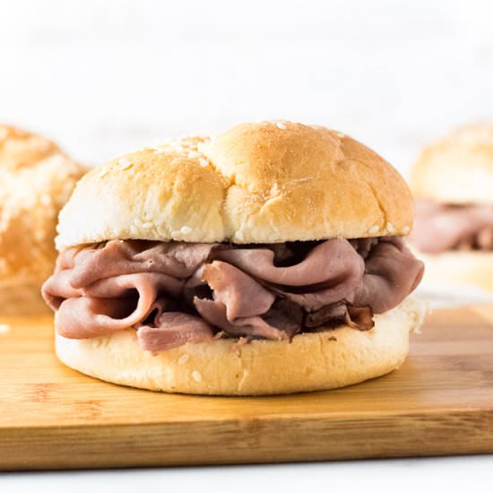 Arby's Roast Beef Sandwich Copycat - Recipe photo by Fox Valley Foodie