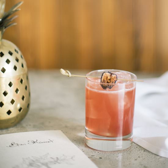 Stranger Than Fig-Gin Cocktail - Recipe photo by theblondielocks