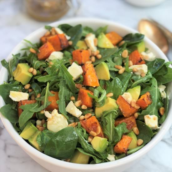 Pumpkin Avocado Feta Salad - Recipe photo by chef not required