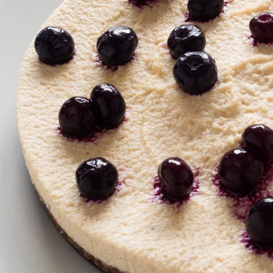 Lemon and Blueberry Cheesecake - Recipe photo by FriFran