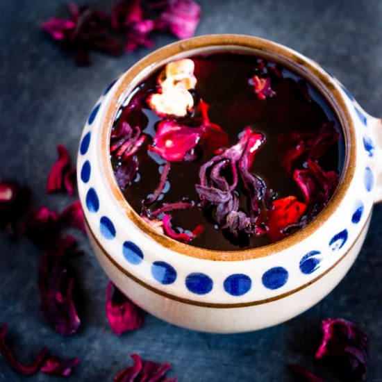 Agua de Jamaica - Recipe photo by aline_made