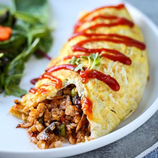Omurice (オムライス) - Recipe photo by misspickledplum