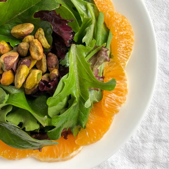 Orange Pistachio Salad - Recipe photo by Eva Minette