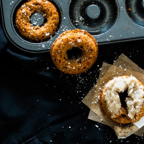 BAKED BANANA BREAKFAST DOUGHNUTS - Recipe photo by Whole Food Bellies