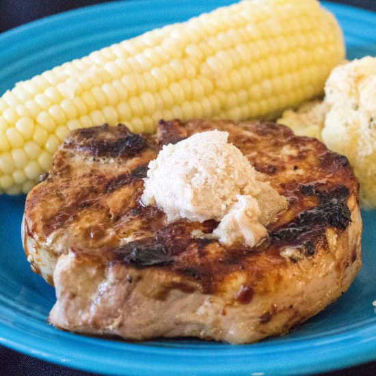 Molasses Mustard Glaze Pork Chops - Recipe photo by LK529