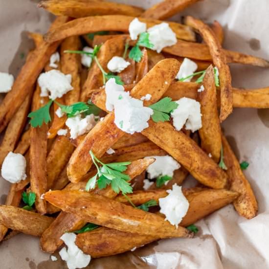 Healthy Sweet Potato Fries - Recipe photo by shift nutrition
