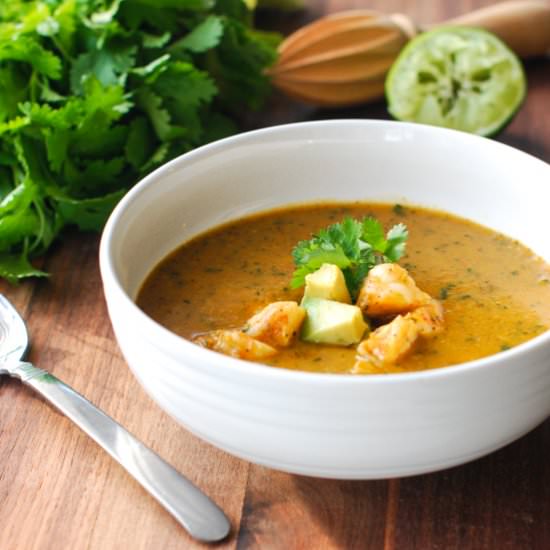 Shrimp Tortilla Soup - Recipe photo by TheCraveableKitchen