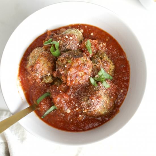 Vegan Cauliflower Meatballs - Recipe photo by This Savory Vegan