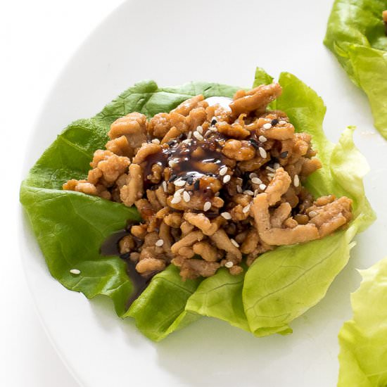 Chicken Lettuce Wraps - Recipe photo by ChefSavvy