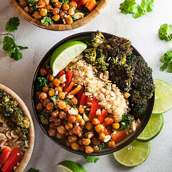 Sweet Garlic Chili Chickpea Salad - Recipe photo by SeasonedSprinkles