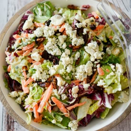 Bleu Cheese Pecan Chopped Salad - Recipe photo by Carries Experimental Kitchen