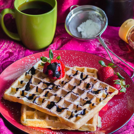 Waffles - Recipe photo by Palaharam