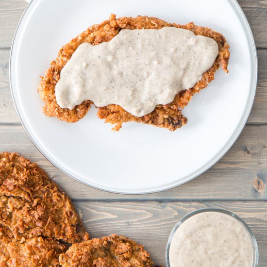 chicken fried steak - Recipe photo by kitchen_trials