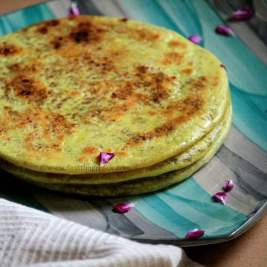 Lentil stuffed Indian Sweet Bread - Recipe photo by firsttimercook