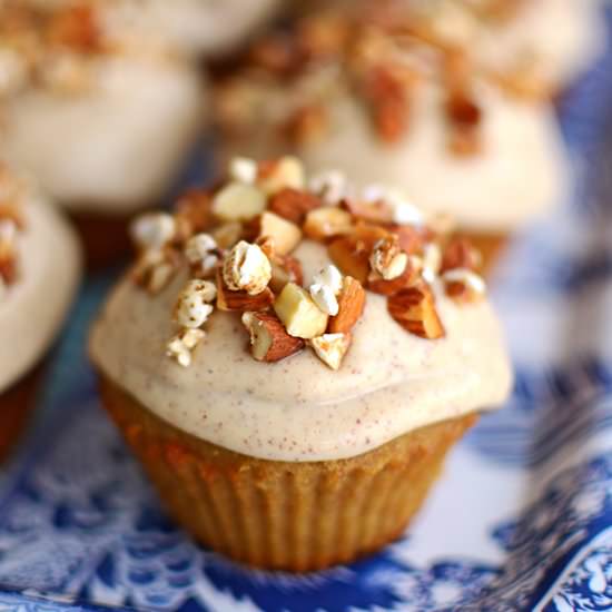 Almond Muffins with Creamy Almond - Recipe photo by SweetCannela