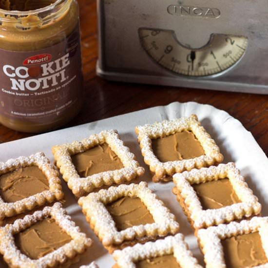 Spelt Flour Cookie Notti Sandwiches - Recipe photo by sugarlovespices